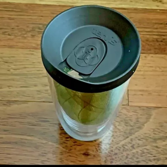 Tervis Tumbler Green Leaves Recycled 16 Oz Brown Lid Go Green Save The Earth - Picture 8 of 11